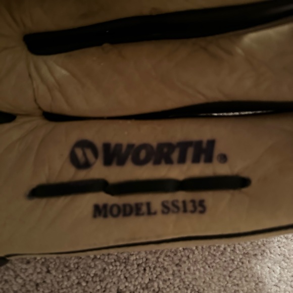 13-1/2” Pattern Worth Softball Glove Model SS135 - Picture 9 of 12
